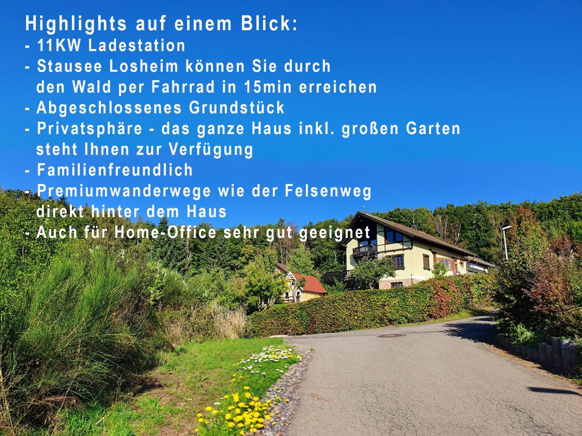 Vila Sonnige Aussicht Losheim Exteriér fotografie